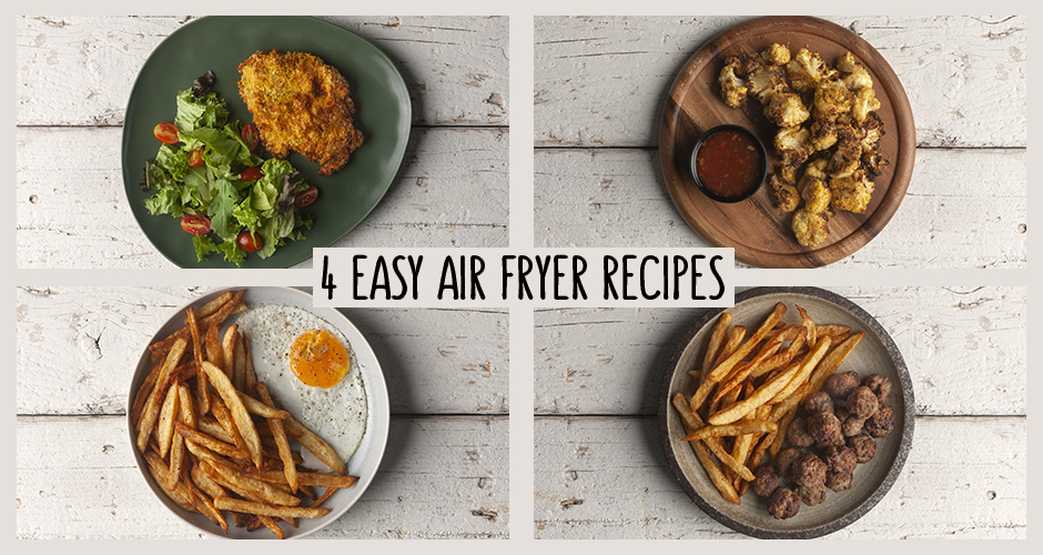 4 εύκολες συνταγές για φριτέζα αέρος